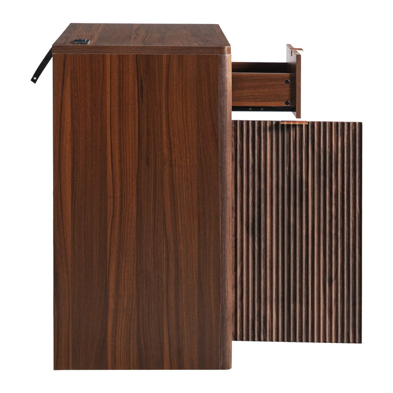 K&K 2-Piece Coffee Bar Cabinet with Fridge Space by HouseOfZazla