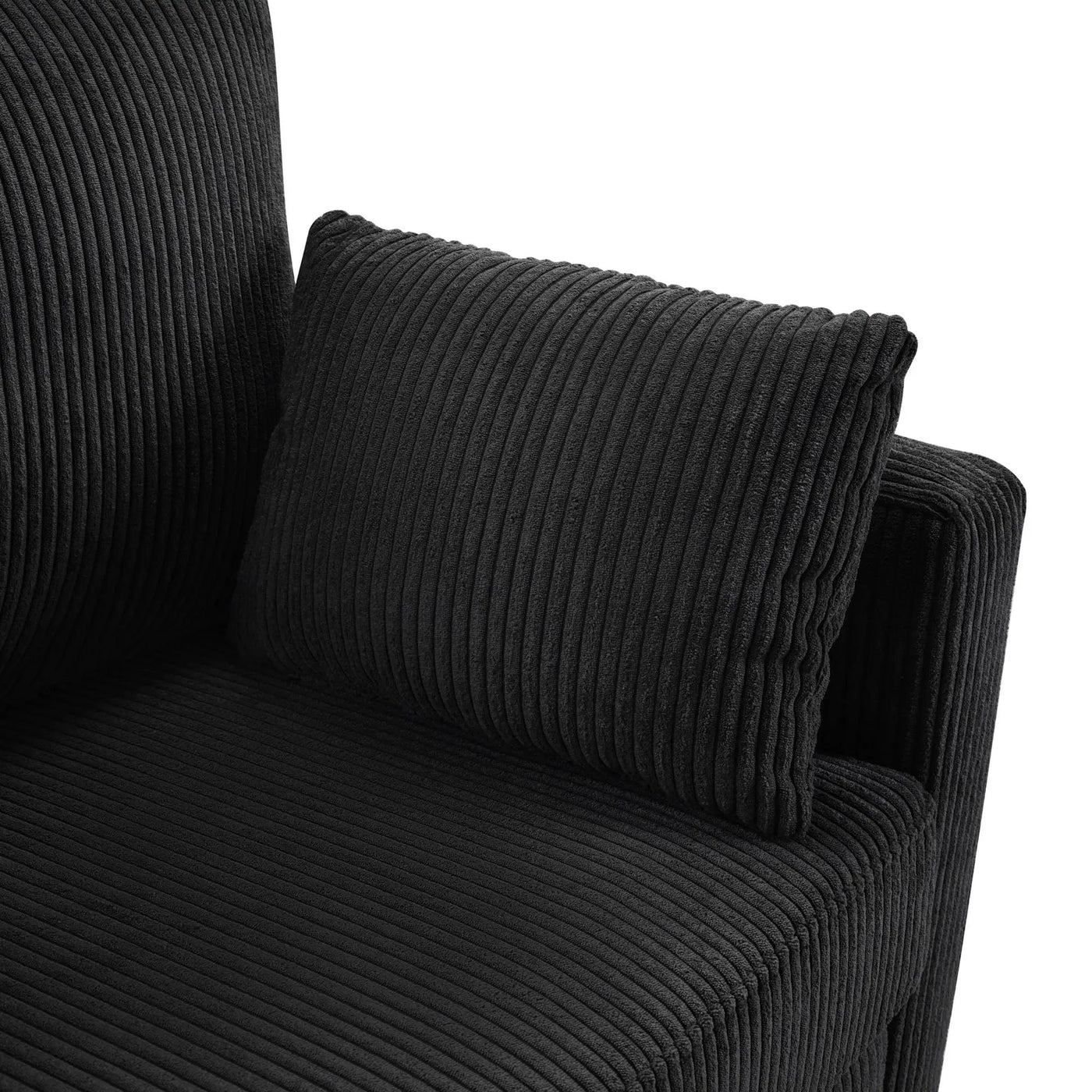 Sleeper Sofa With Foldable Mattress, USB Ports, Side Table & Storage Pocket by HouseOfZazla