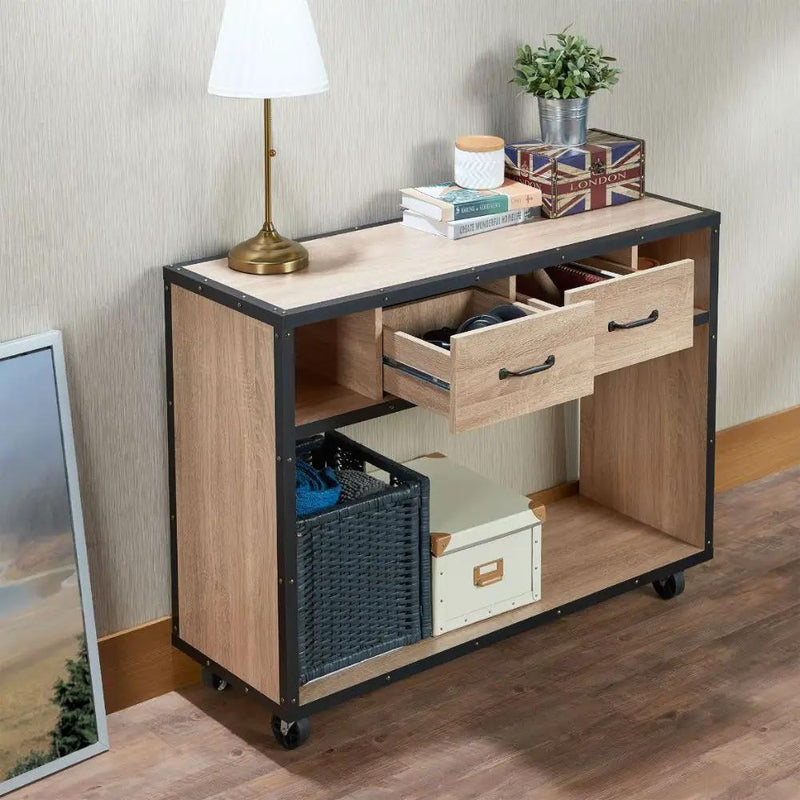 Bemis - Accent Table - Weathered Light Oak by Unique Piece Furniture