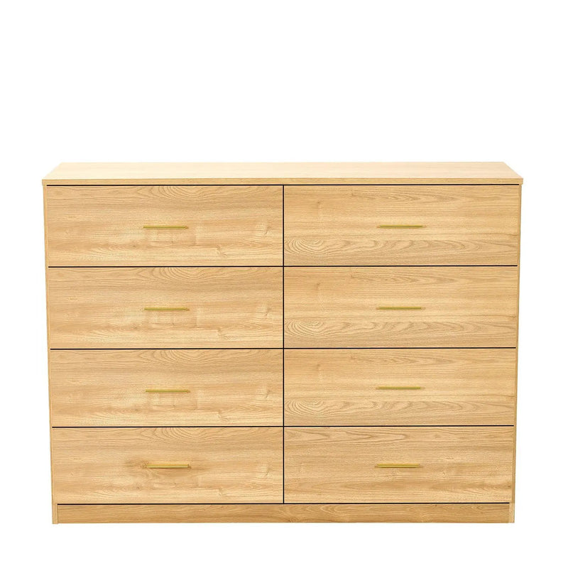 Modern Drawer Dresser For Bedroom, Ample Storage Wide Chest Of Drawers by Unique Piece Furniture