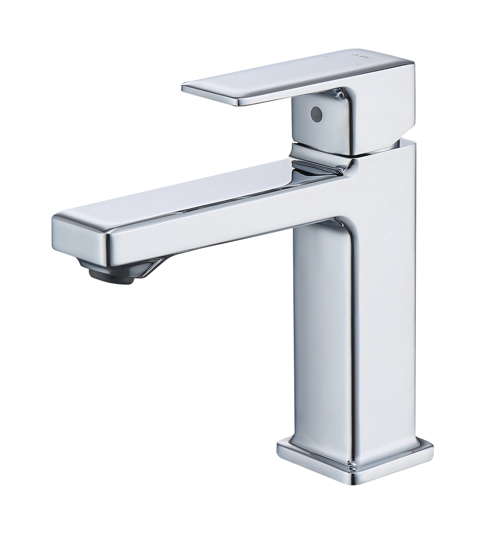 Chrome Single Hole Bathroom Faucet with Two 9/16" Hoses by HouseOfZazla