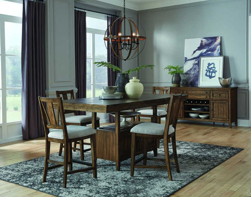 Bay Creek - Counter Chair With Upholstered Seat (Set of 2) - Toasted Nutmeg by Unique Piece Furniture