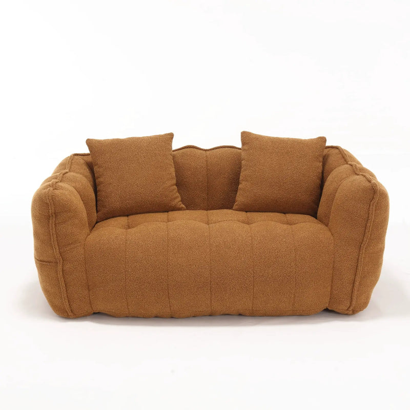 Cozy Beanbag Chair with High Resilience Foam Core by BLAKHOM