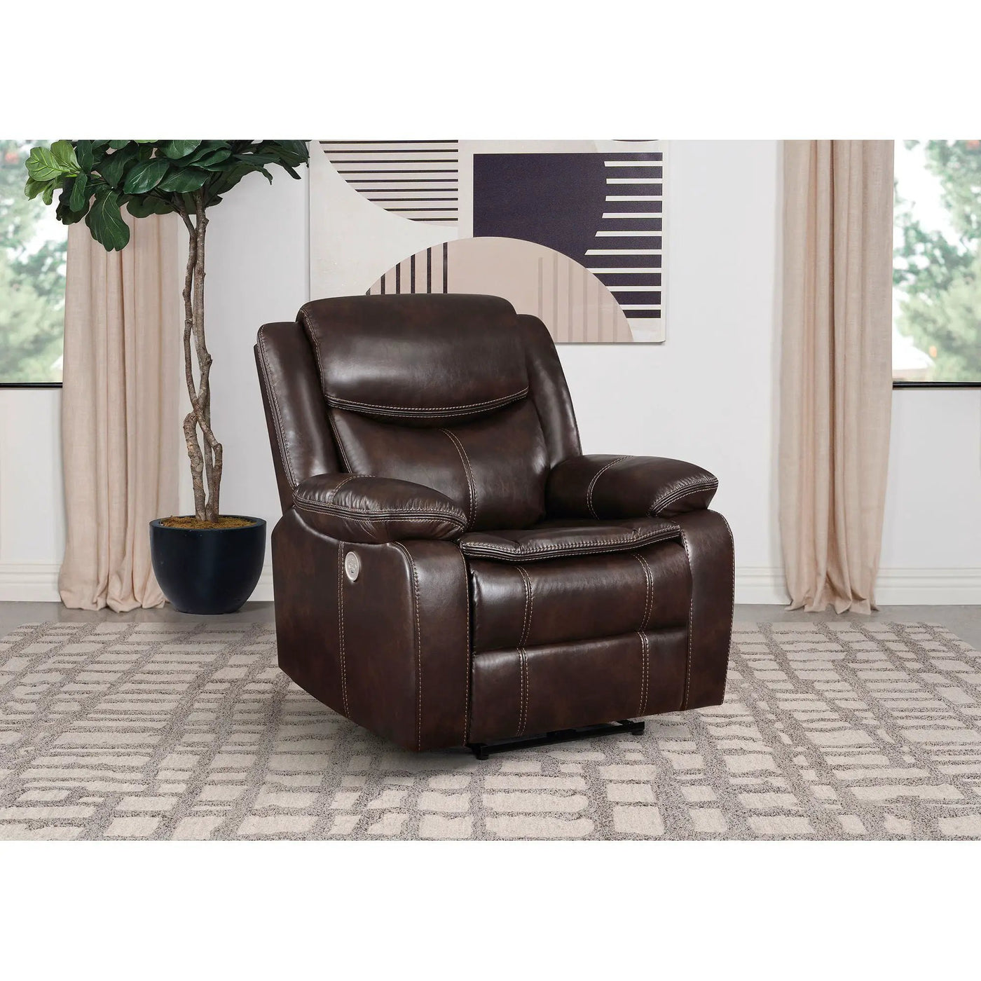 Salerno - Power Recliner Chair With USB Charging by HouseOfZazla
