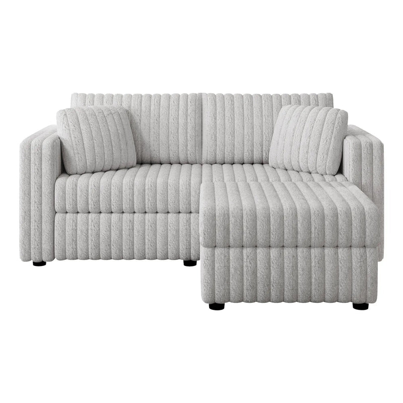 75.6" Soft Modular 2-Person Sofa with Hydraulic Lift by HouseOfZazla