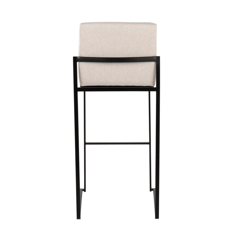 Fuji - Contemporary High Back Barstool Elegant Design by HouseOfZazla