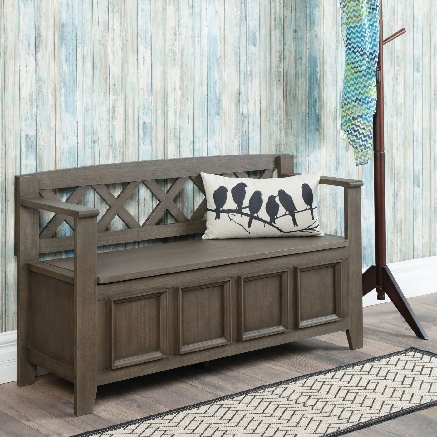 Amherst - Handcrafted Entryway Storage Bench by HouseOfZazla