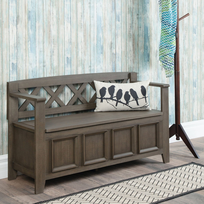 Amherst - Handcrafted Entryway Storage Bench by HouseOfZazla