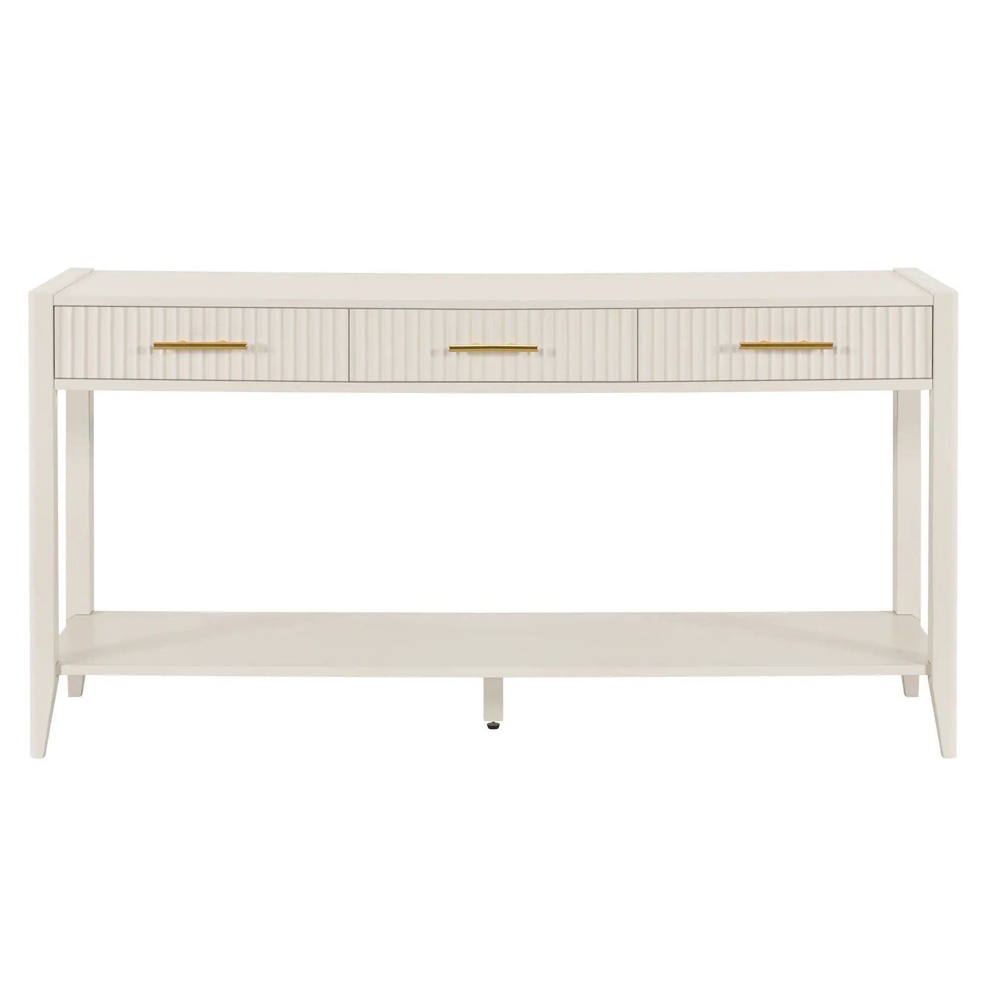 U Style 60" Painted Console Table with 3 Drawers by HouseOfZazla