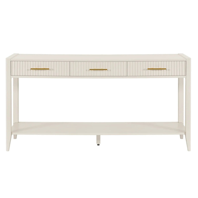 U Style 60" Painted Console Table with 3 Drawers by HouseOfZazla