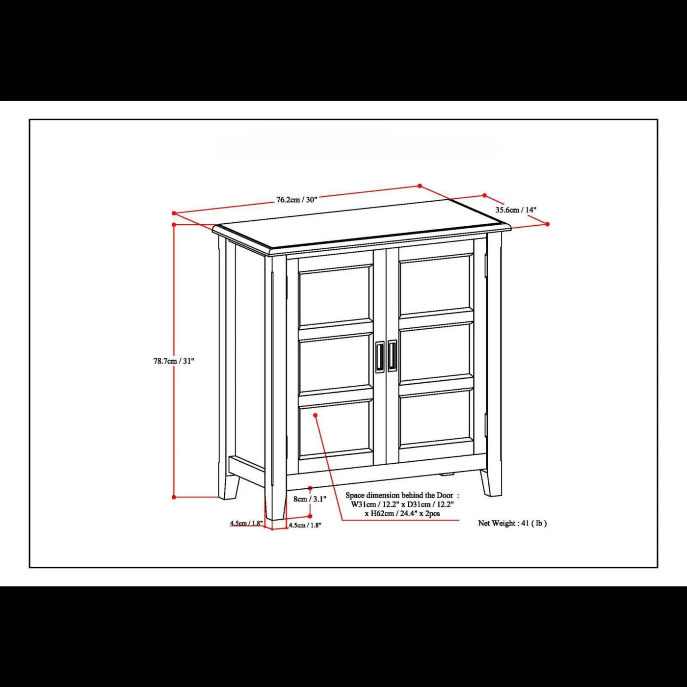 Burlington - Handcrafted Low Storage Cabinet by HouseOfZazla