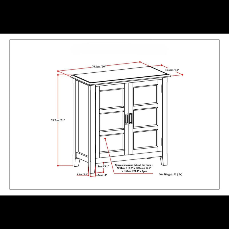 Burlington - Handcrafted Low Storage Cabinet by HouseOfZazla