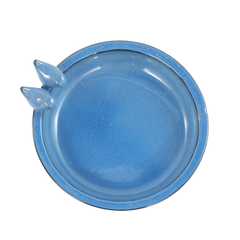 Handmade Ceramic Bird Bath, 11.8 Inch by HouseOfZazla