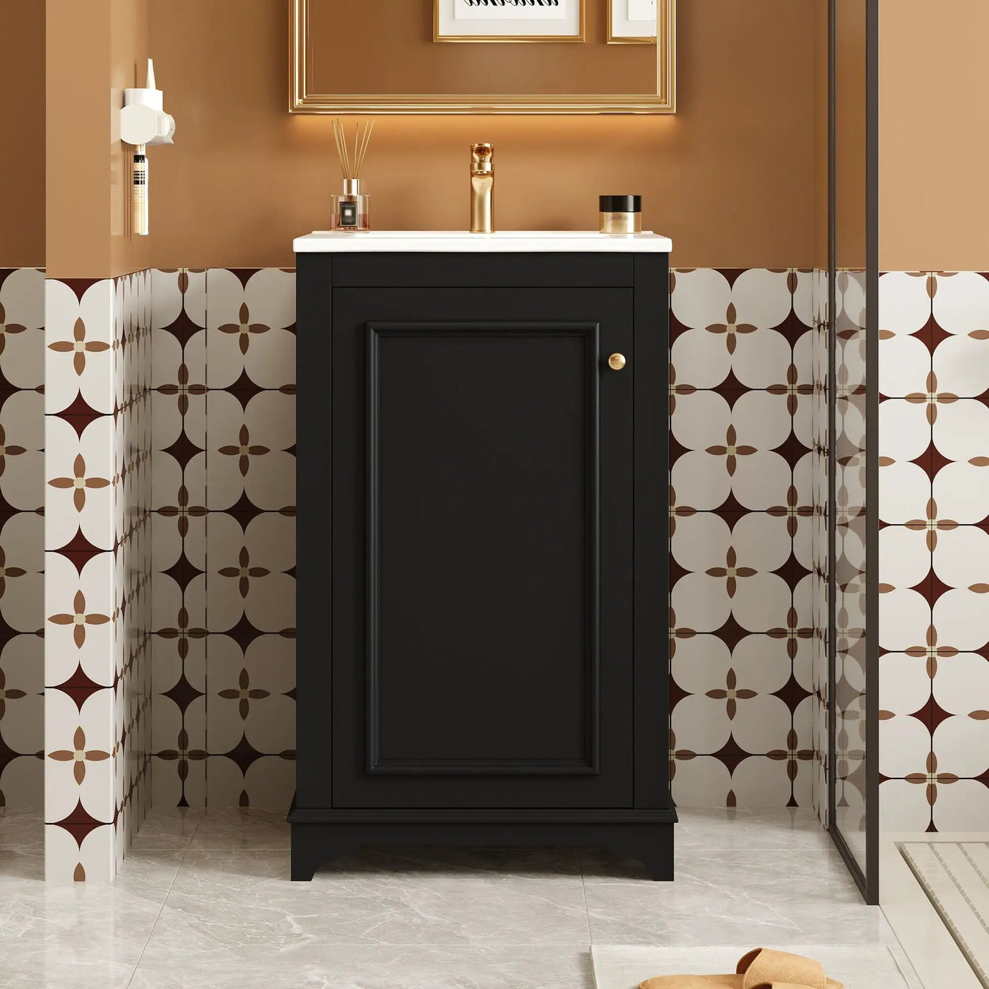 Bathroom Vanity With Sink, Freestanding Single Cabinet Set by HouseOfZazla