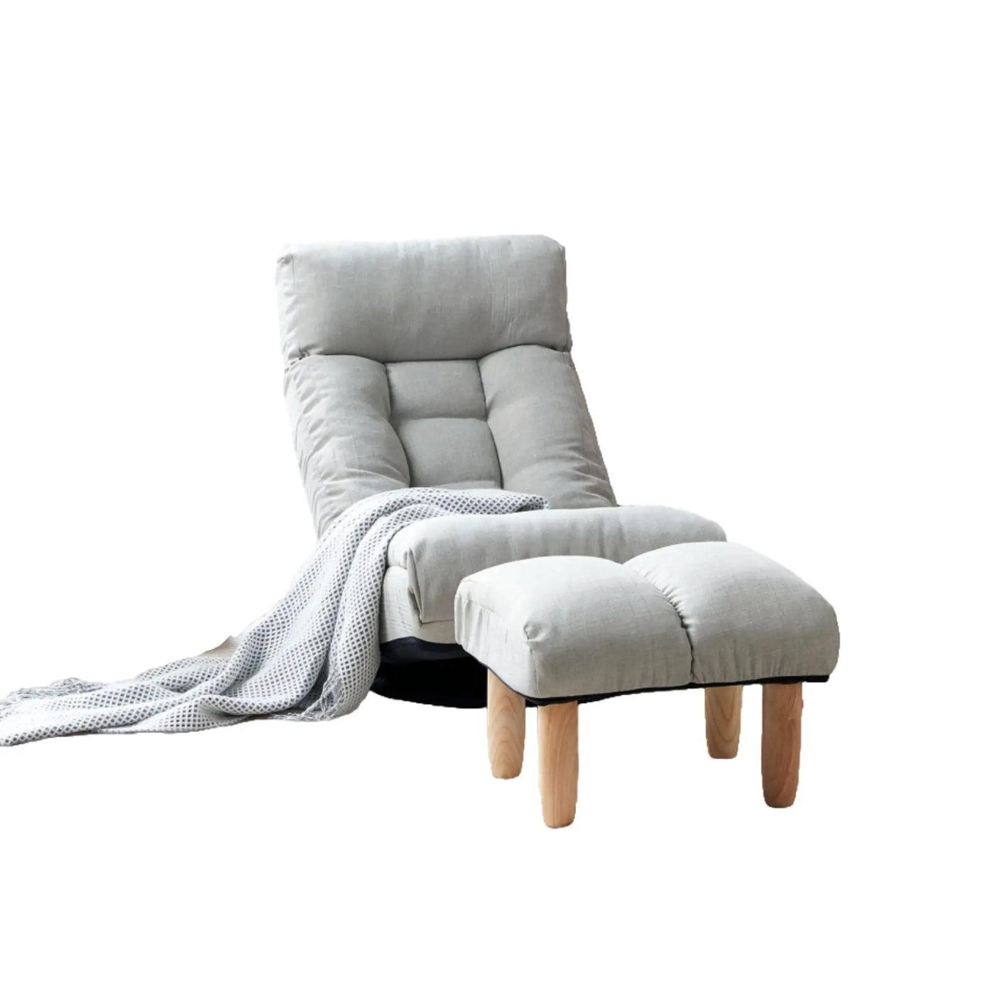 Adjustable Japanese Reclining Floor Chair Sofa With Metal Frame For Living Room by HouseOfZazla