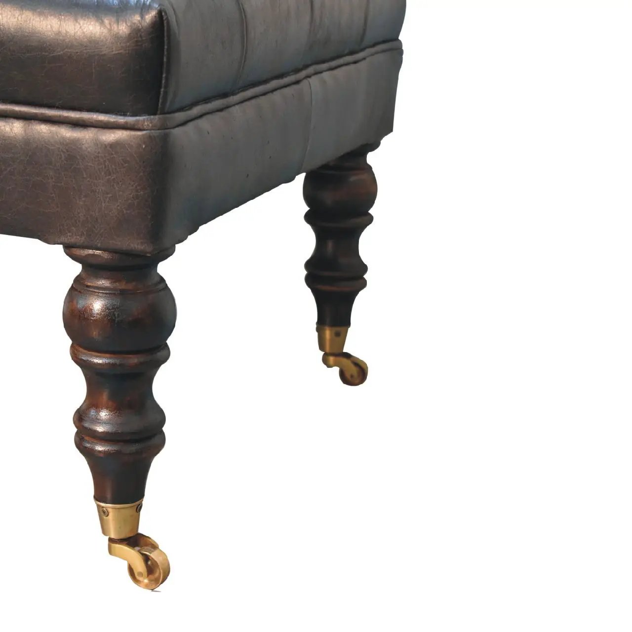 Buffalo - Ottoman With Castor Legs by Unique Piece Furniture