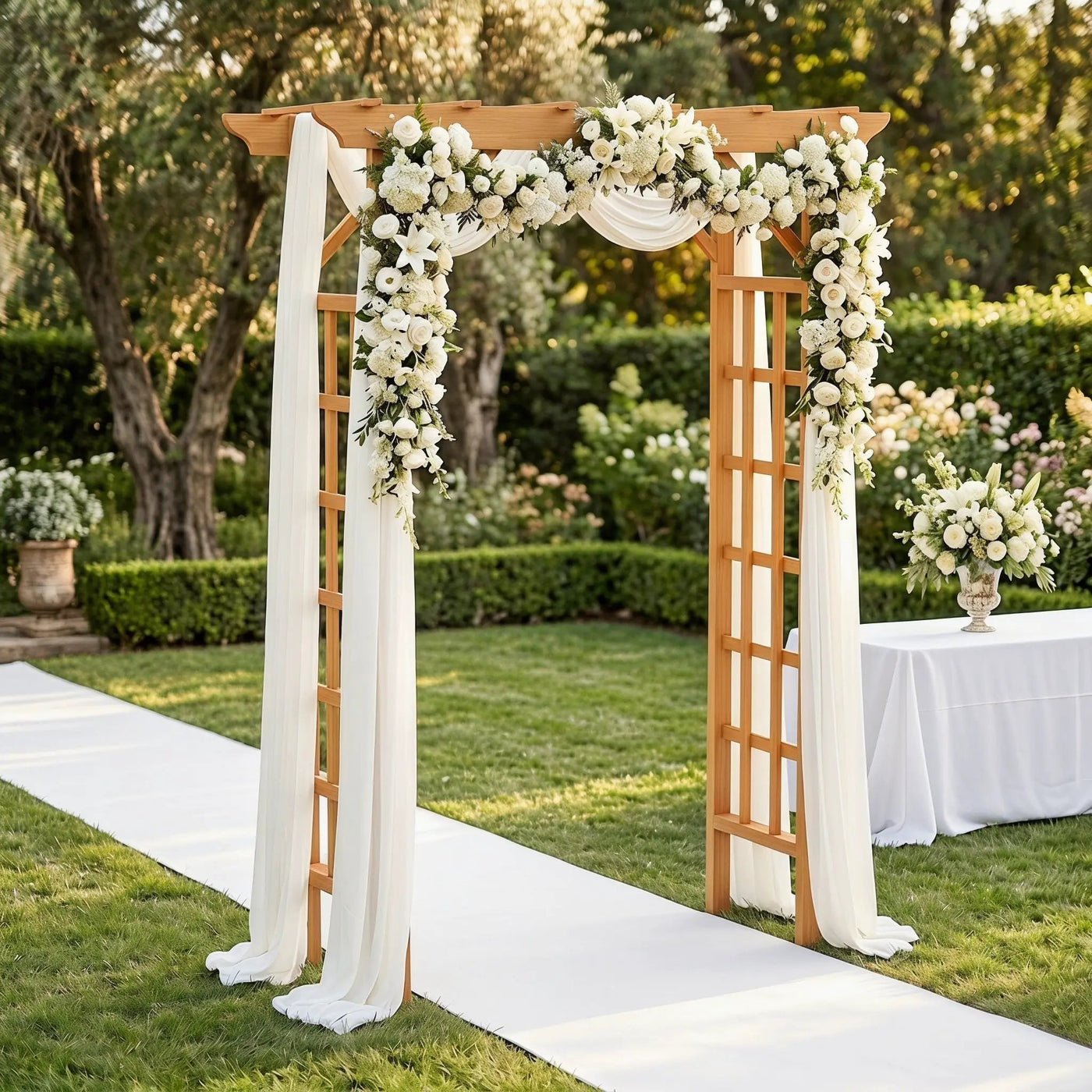 Wedding Arbor With Trellis Design by HouseOfZazla