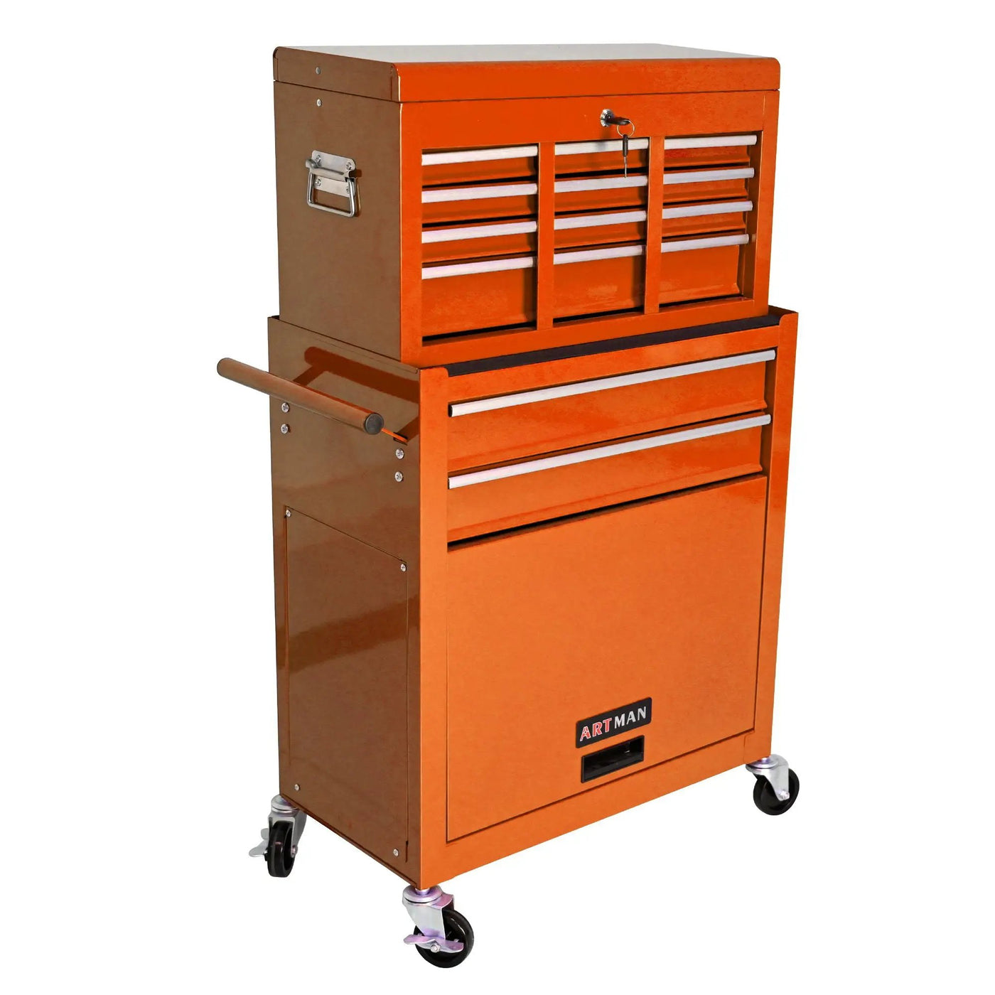 High Capacity Rolling Tool Chest With Wheels And Drawers, Storage Cabinet by HouseOfZazla