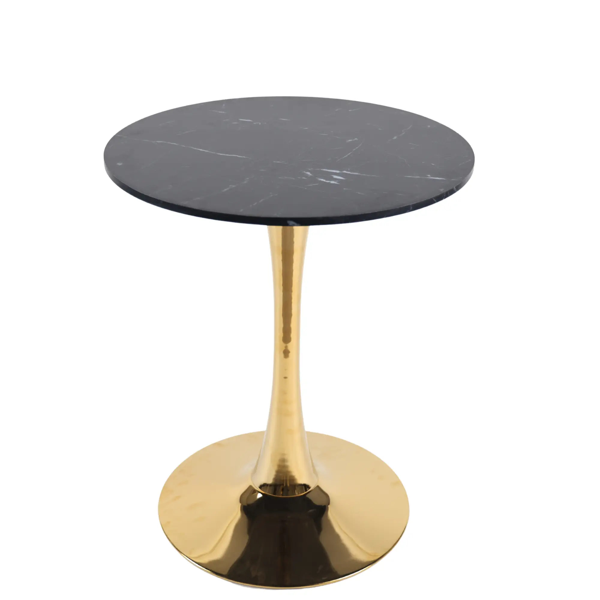 Mid-Century Black Marble Tulip Table by HouseOfZazla