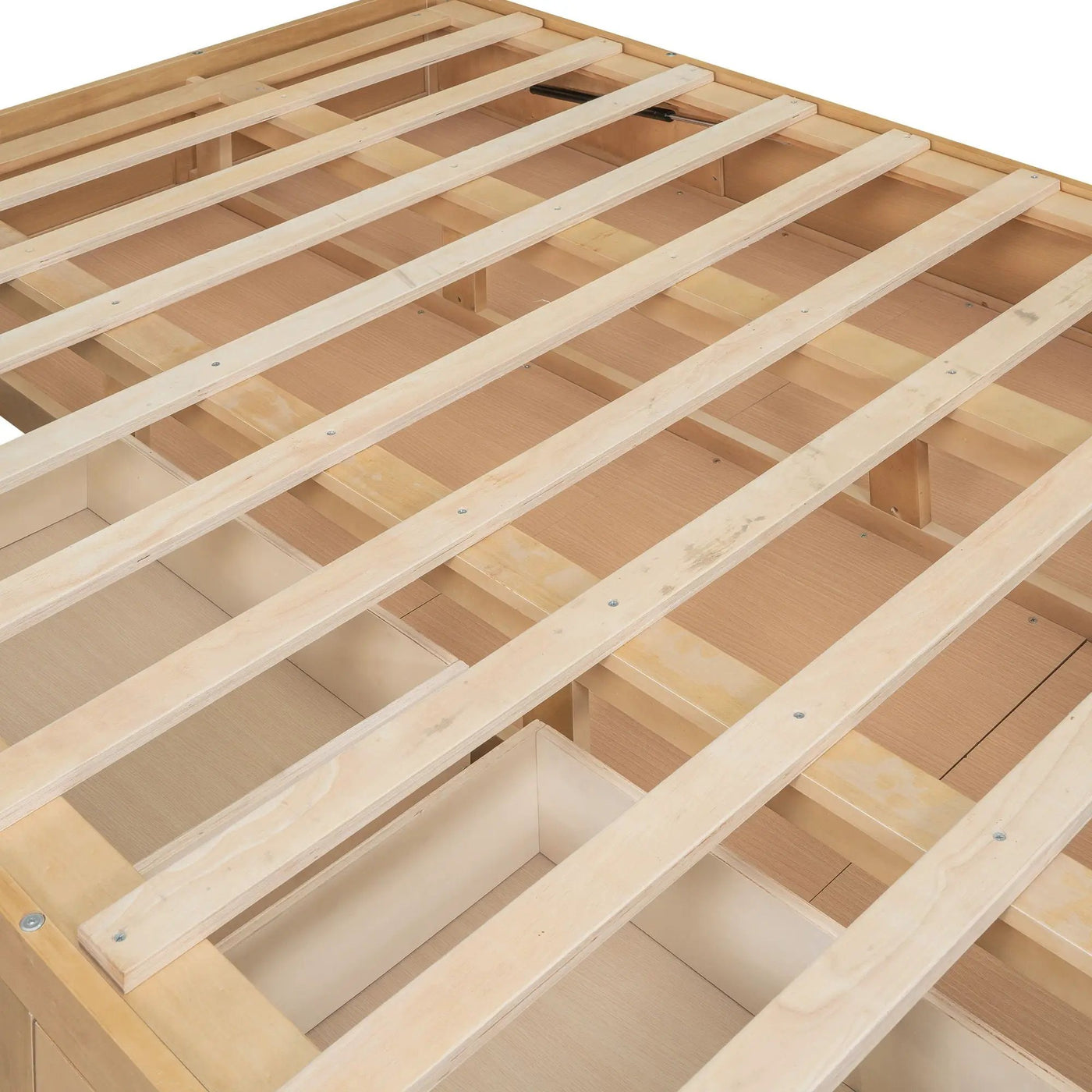Platform Bed With Underneath Storage And 2 Drawers by HouseOfZazla