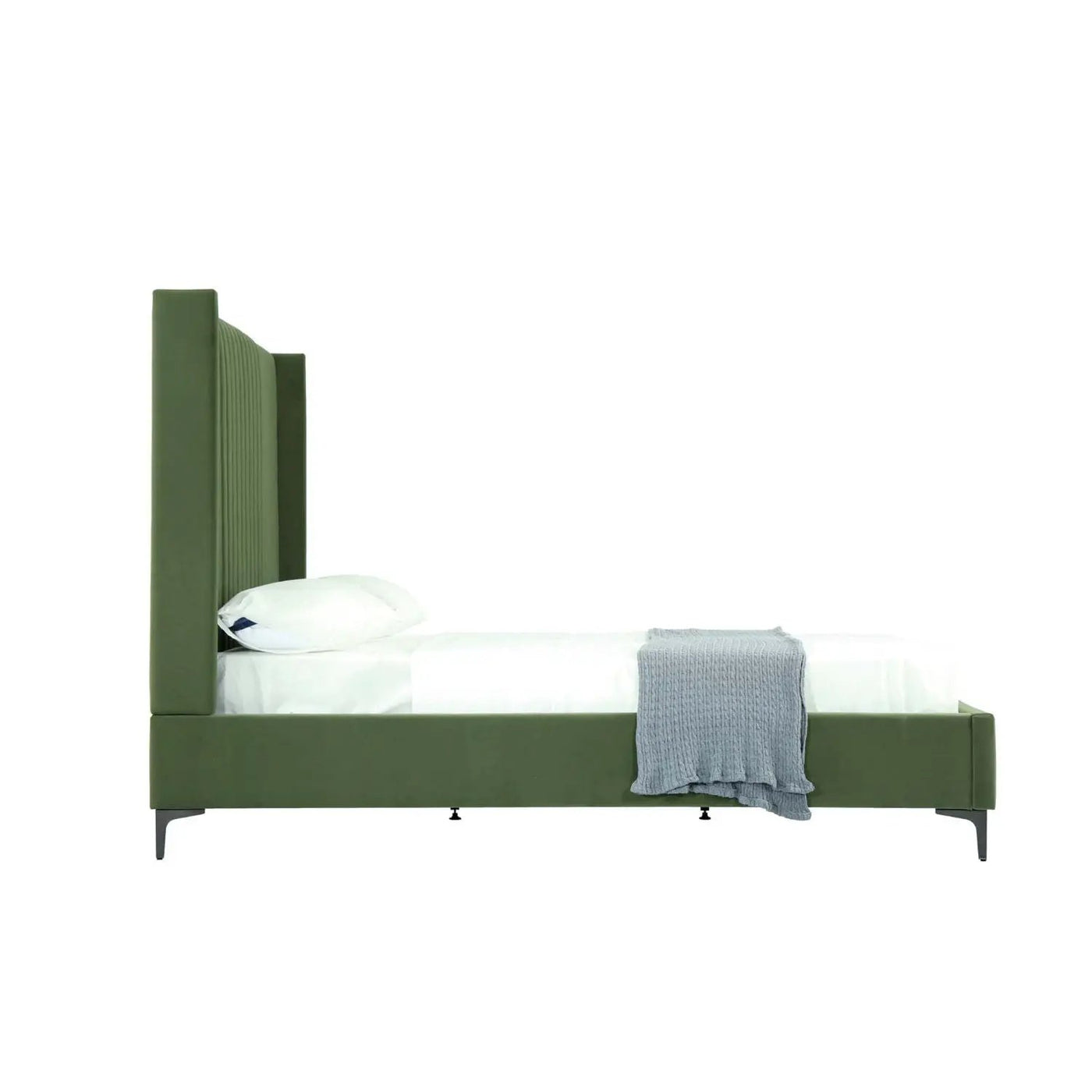 Promenade - Bed With Upholstered Headboard And Slats by HouseOfZazla