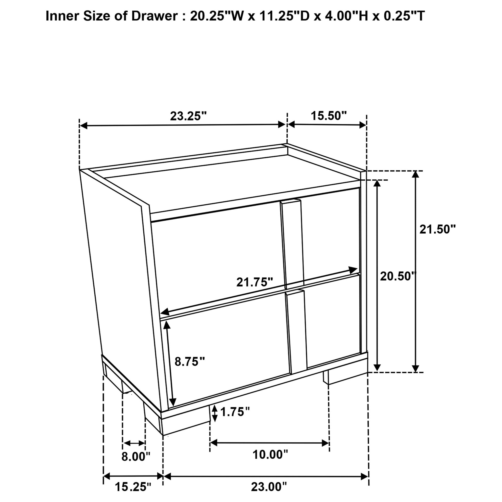 Lincoln - Bedroom Set With LED Headboard