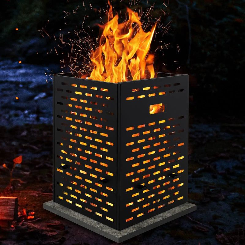 30 Inches Ultra Thick Burn Barrel with Venting Patterns and 4 Cross Braces by DirectDeals