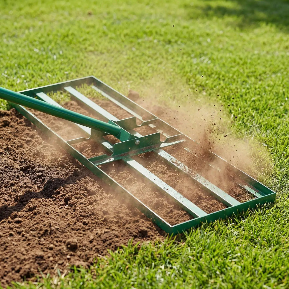 30 x 10 Inch Heavy Duty Lawn Level Tool with 69 Inch Handle by DirectDeals