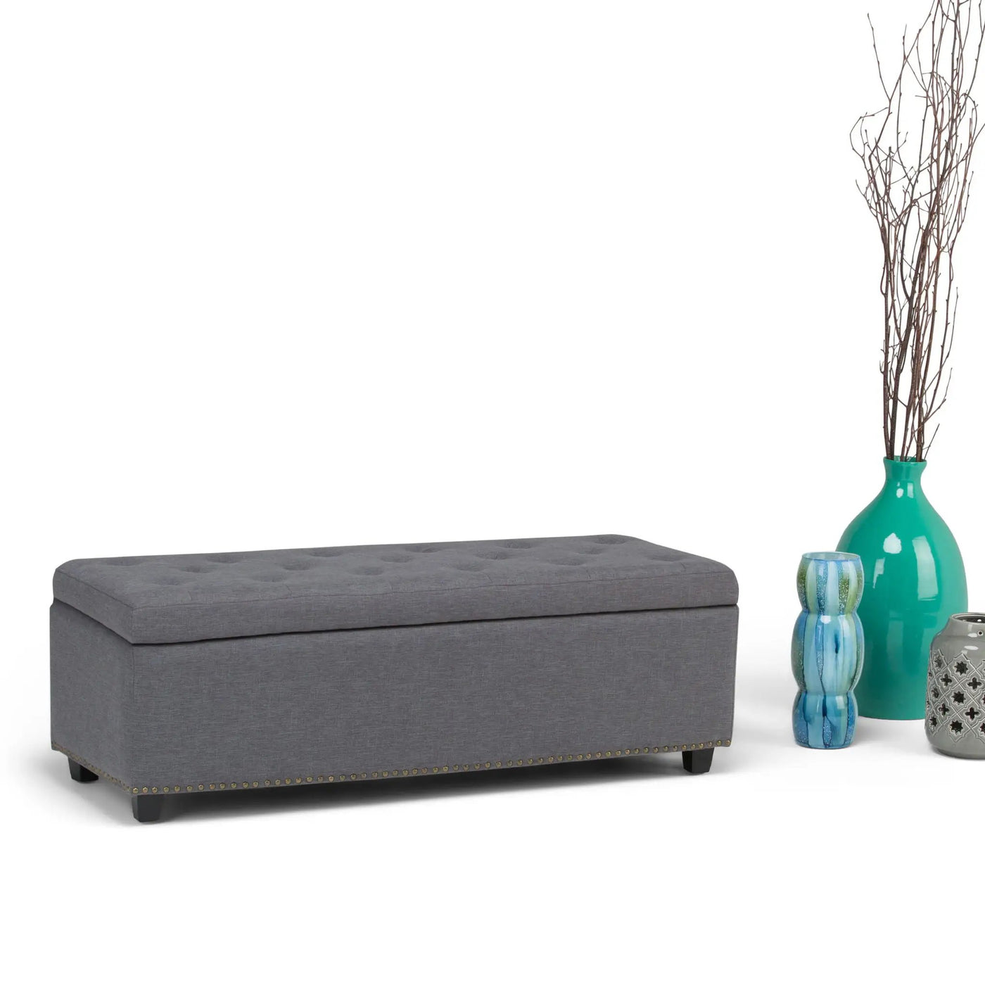 Hamilton - Upholstered Storage Ottoman by HouseOfZazla