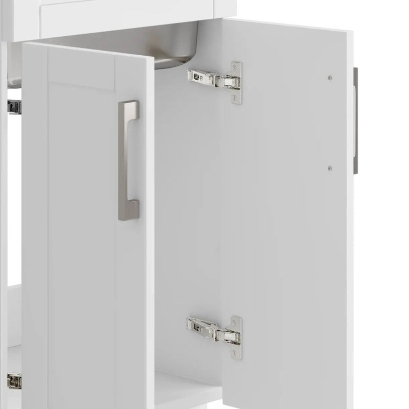 Hennessy - Deluxe Laundry Cabinet With Faucet And Stainless Steel Sink by Unique Piece Furniture