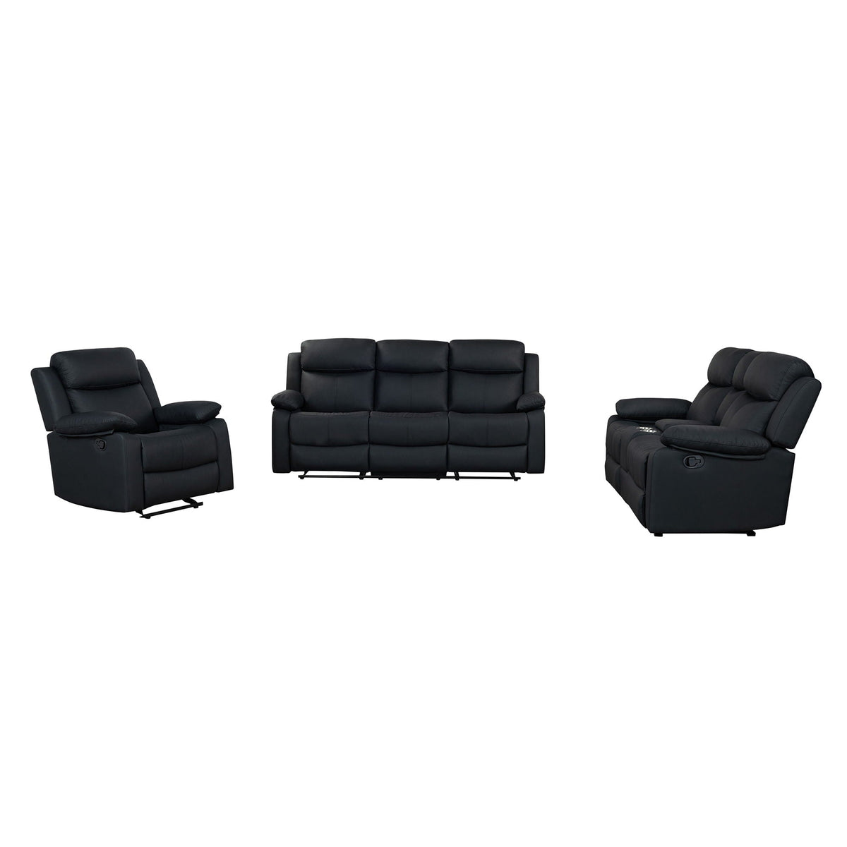 Blanche - Reclining Set With LED Lights, Speaker, photo 6 of 16