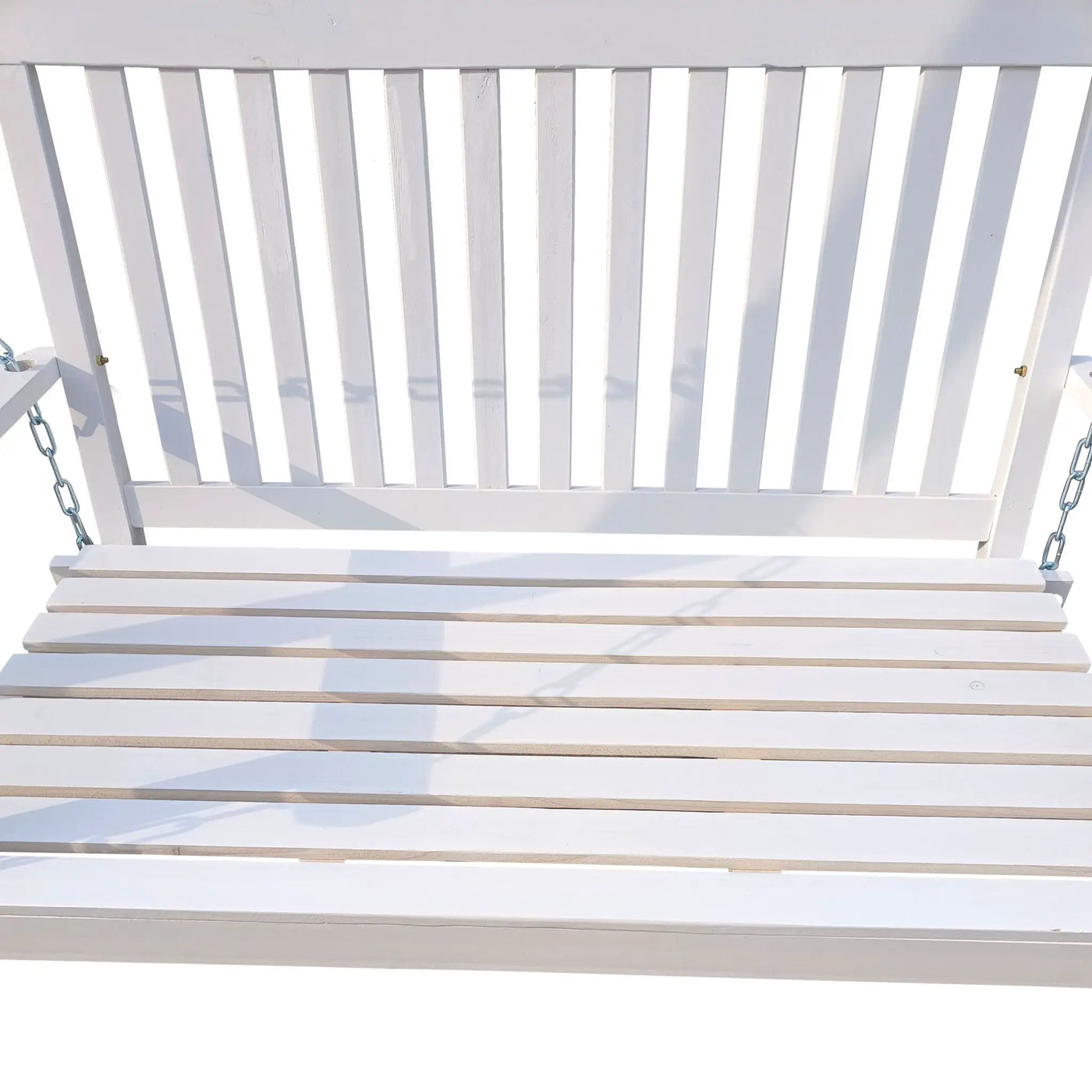 Front Porch Swing With Armrests For Outdoor Patio, Garden Yard, Backyard Or Sunroom by HouseOfZazla