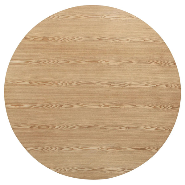 Andrews 5-piece Round Dining Table Set Light Ash and White, photo 2 of 7