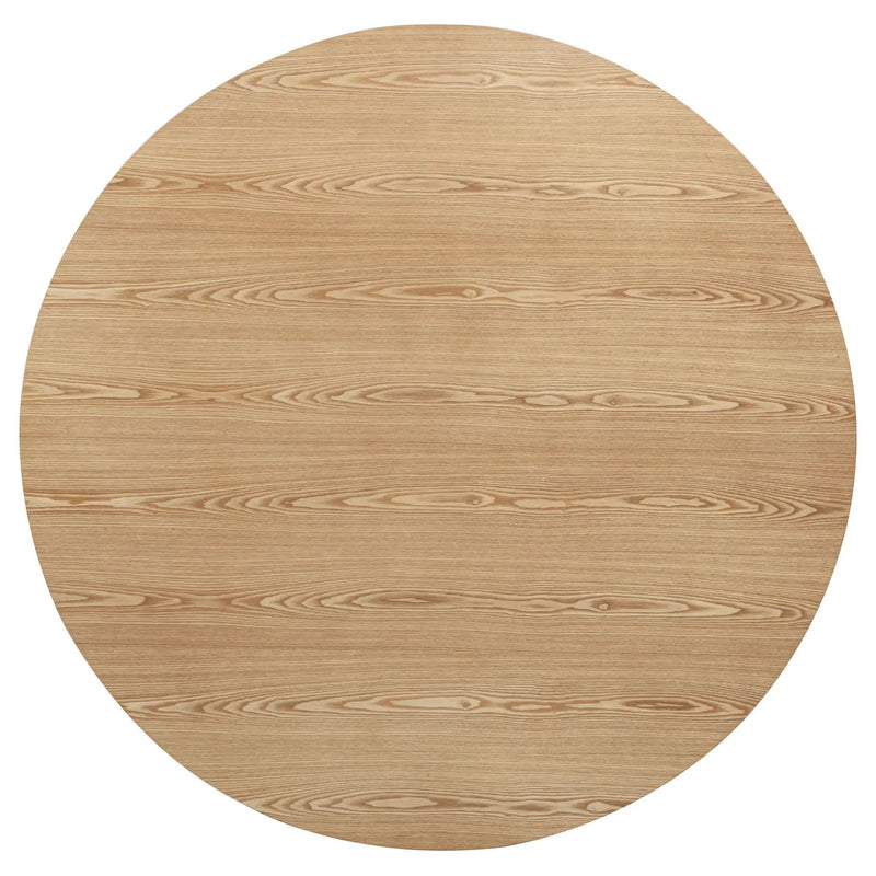 Andrews 5-piece Round Dining Table Set Light Ash and White by Unique Piece Furniture