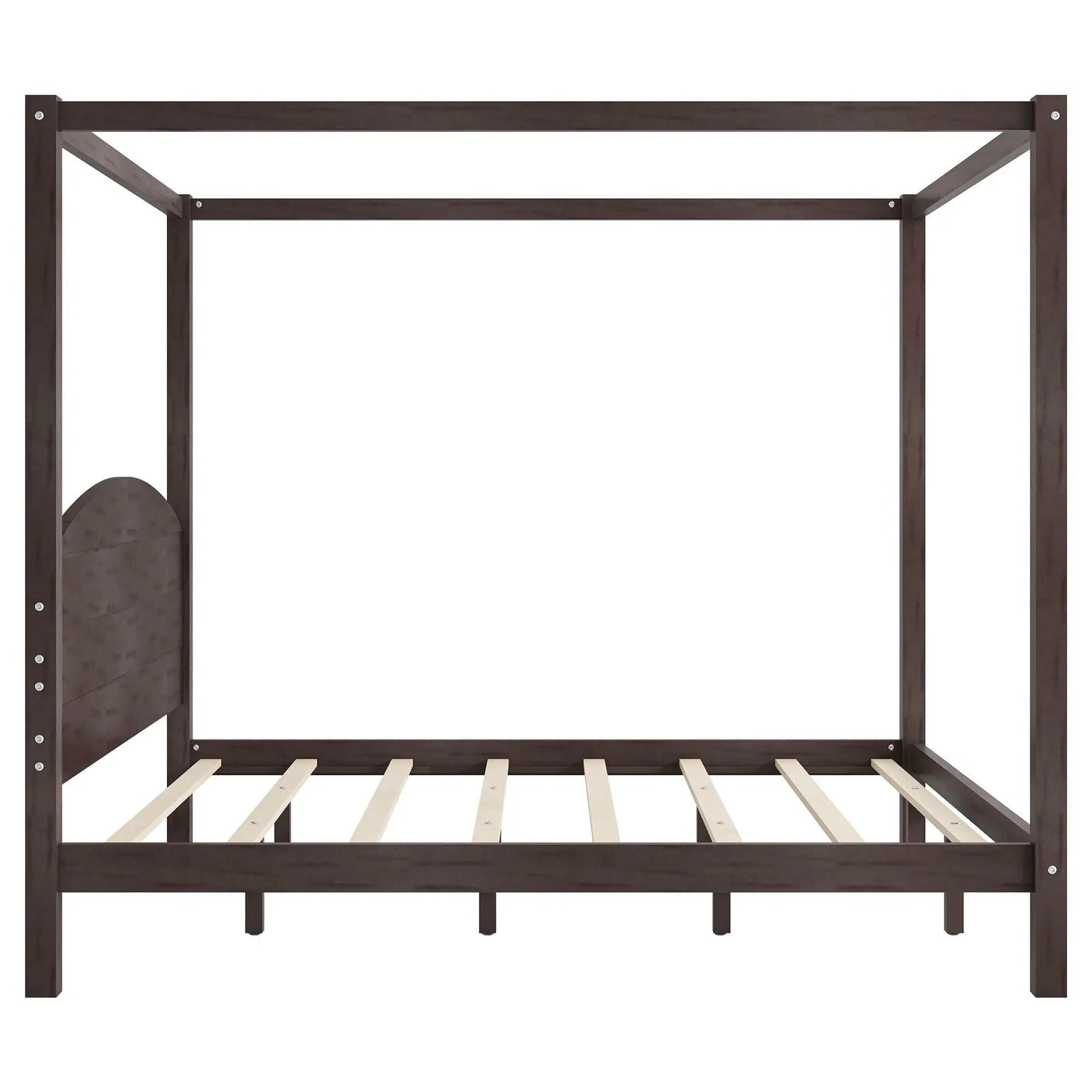 anopy Platform Bed With Headboard And Support Legs by HouseOfZazla