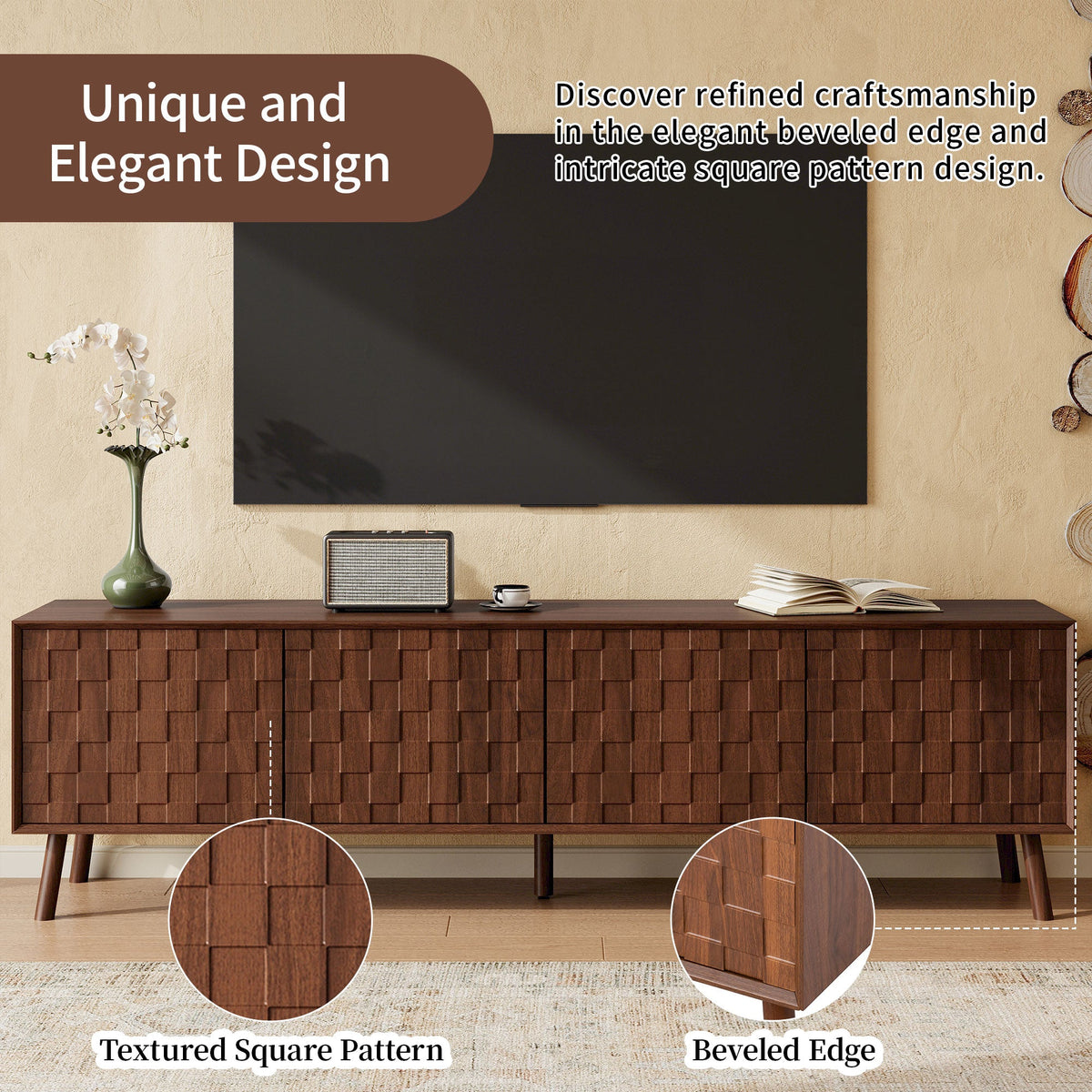 70 Inch Modern TV Stand for TVs Up to 80 Inches, photo 6 of 10
