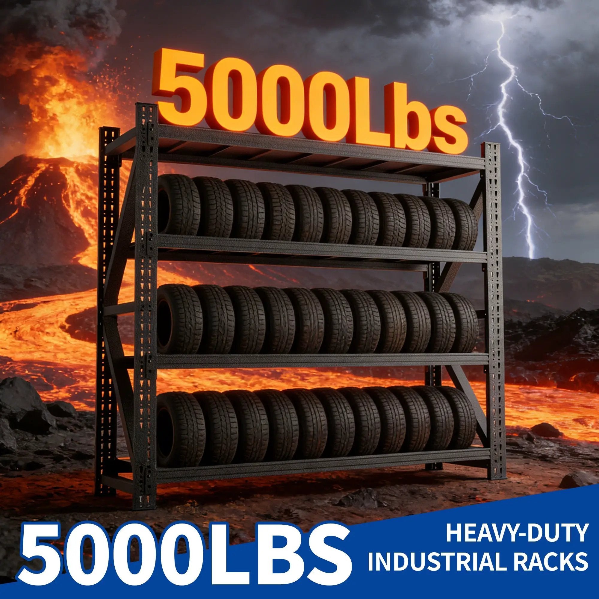 5000LBS Industrial Shelving for Warehouse by HouseOfZazla