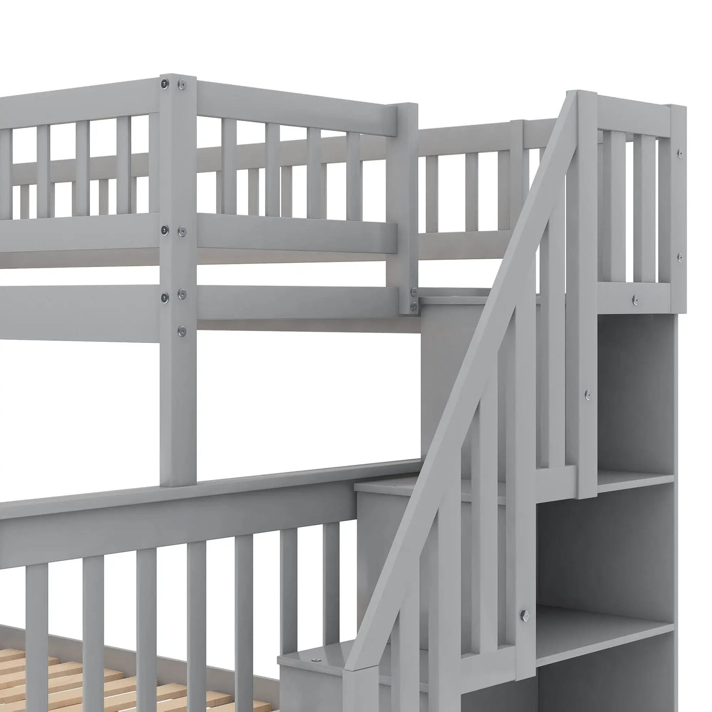 Bunk Bed With Staircase by HouseOfZazla