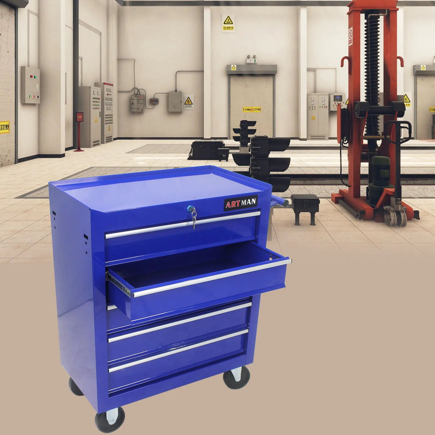 Multifunctional Tool Cart With Wheels And Drawers by HouseOfZazla