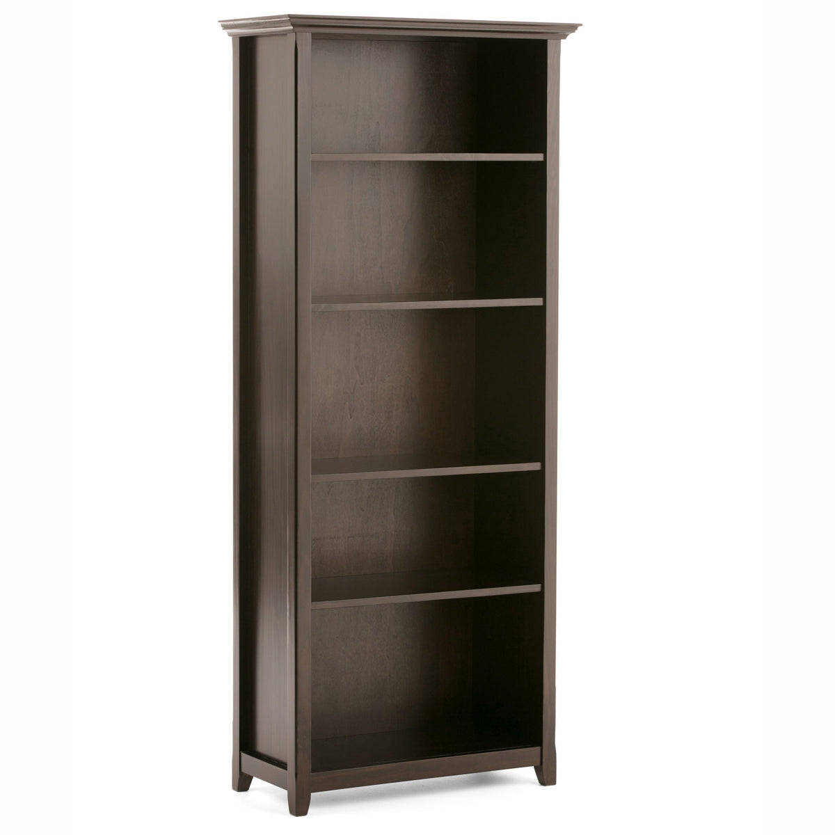 Amherst 5 Shelf Bookcase with Adjustable Shelves - Multiple Colors, photo 5 of 40