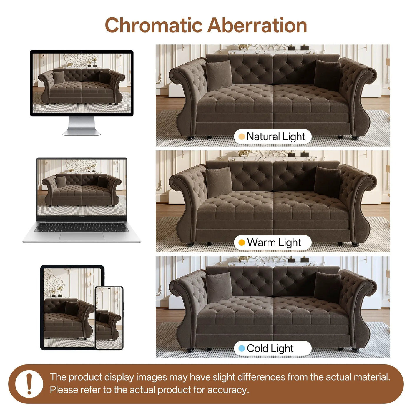 Oversized Chesterfield Pull Out Sofa Bed, Roll Arm Couch With Flower Tufting For Living Room by HouseOfZazla