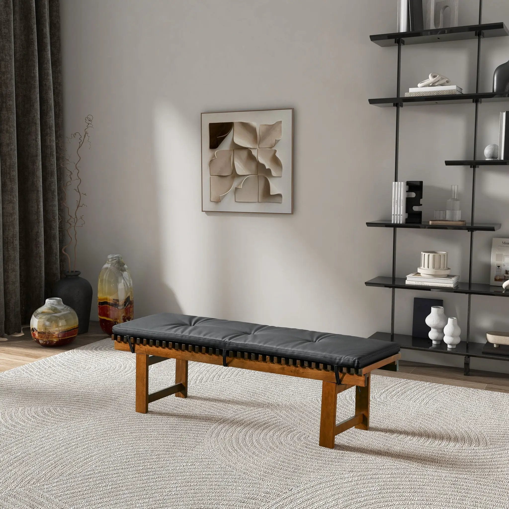 Lucia - Bench - Black by HouseOfZazla