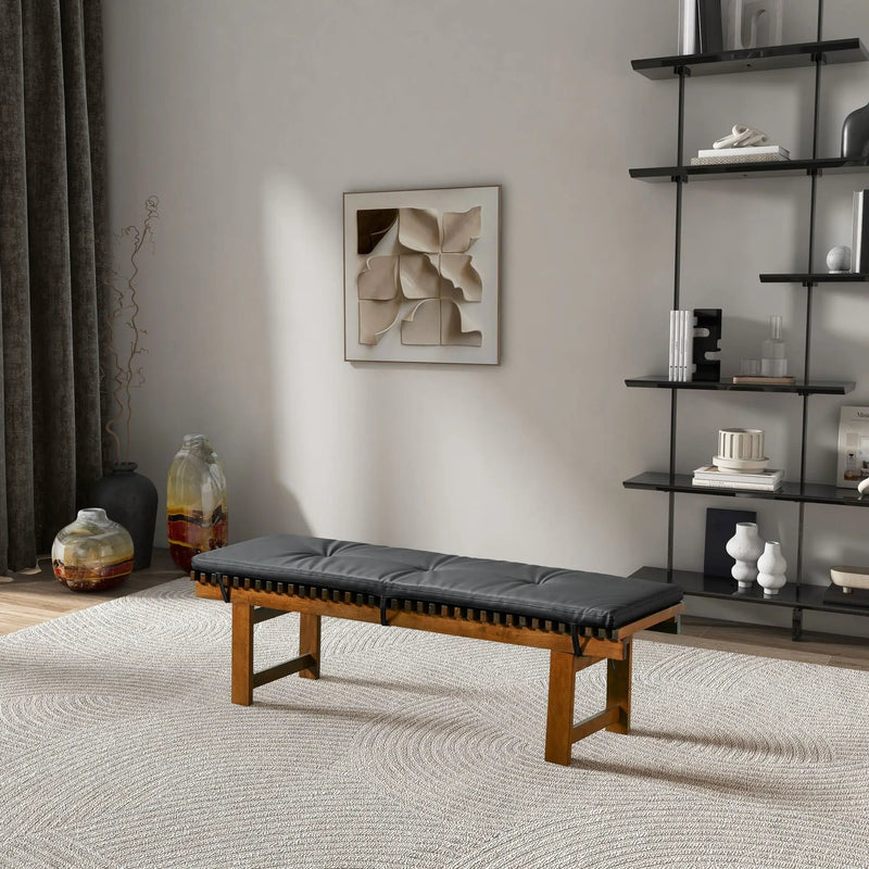 Lucia - Bench - Black by Unique Piece Furniture