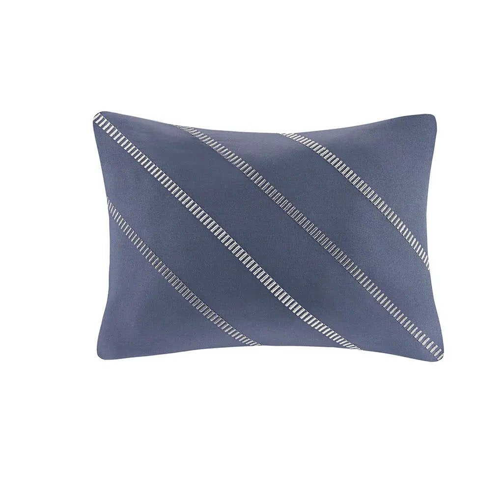 Queen Striped Comforter Set with Bed Sheets by HouseOfZazla
