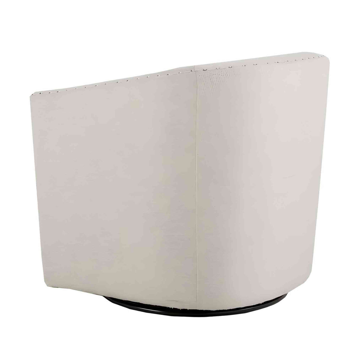 Luxurious Swivel Chair with 360 Degree Rotation and Nailhead Trim - Pearl Silver, photo 10 of 40