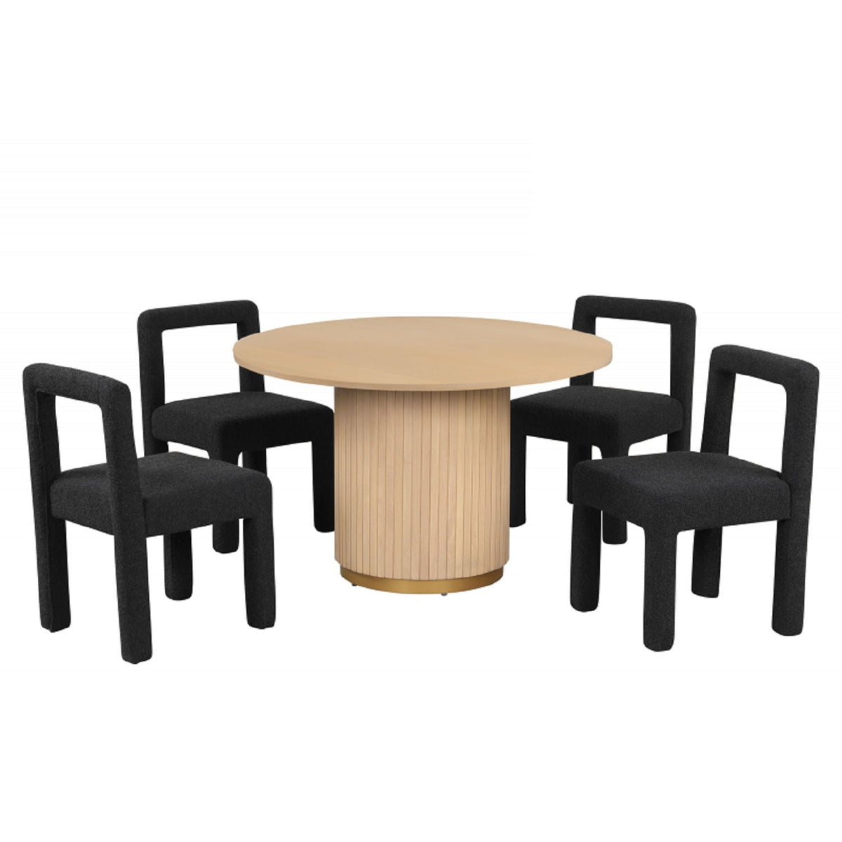 Dining Chairs with Square Open Back - Set of 2, photo 4 of 13