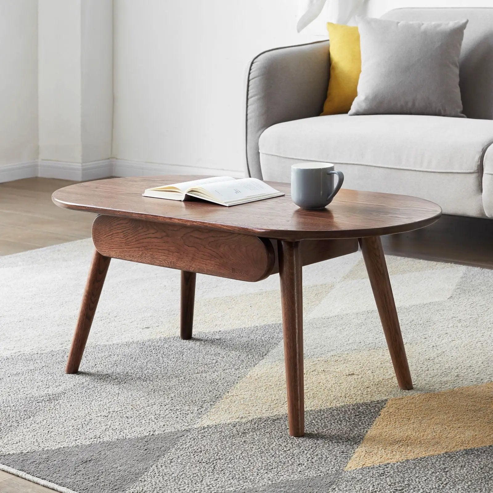 Capsule Centre Low Table With Drawers Coffee Table by Unique Piece Furniture