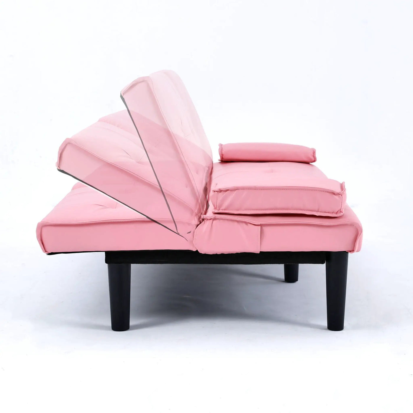 Sofa Bed With Foldable Design And Cup Holder by HouseOfZazla