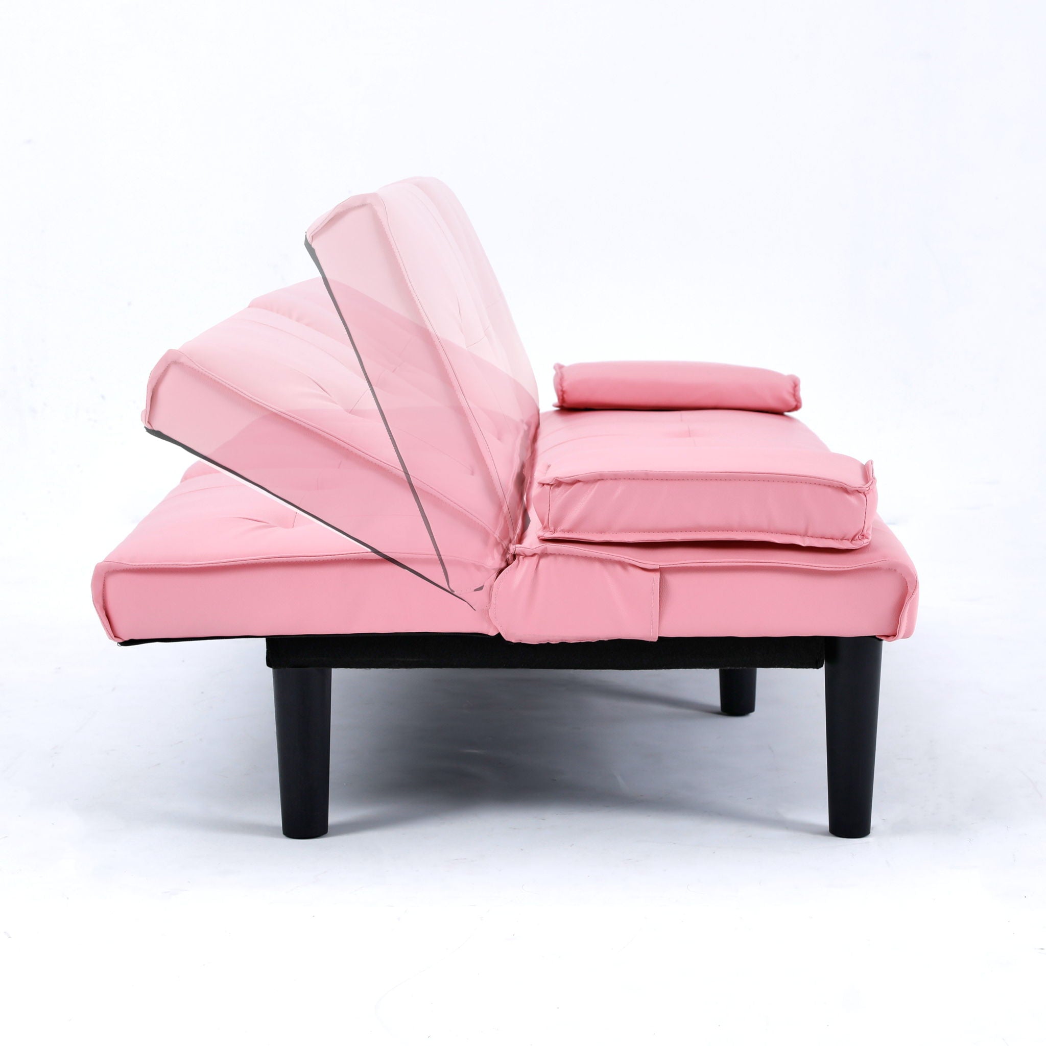 Sofa Bed With Foldable Design And Cup Holder by HouseOfZazla
