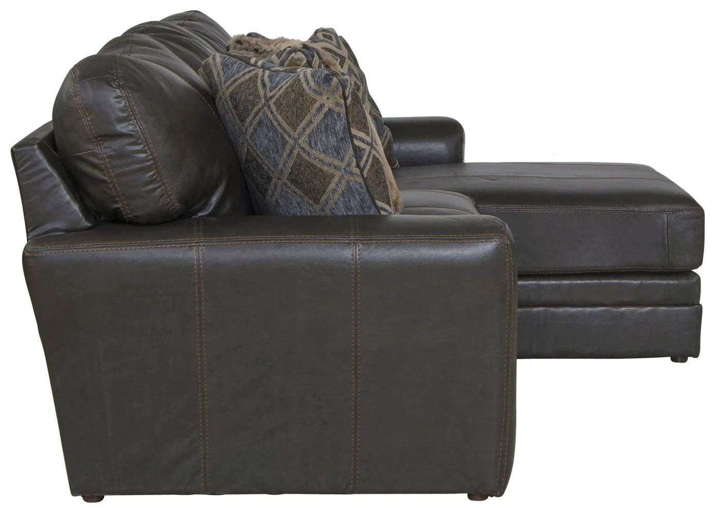 Denali - Italian Leather Match Sectional by Unique Piece Furniture
